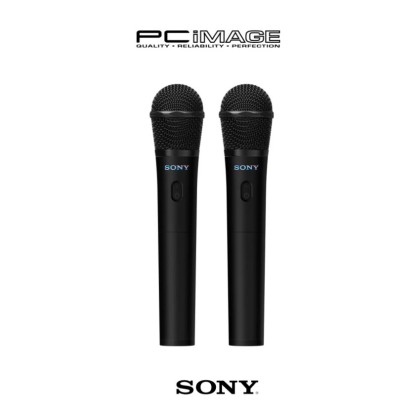 SONY ULTMIC1 WIRELESS MIC SET | 2 HANDHELD MICS | 50 Hz–15 kHz | USB‑C DONGLE | PLUG‑AND‑PLAY WITH ULT SPEAKERS | 1YW