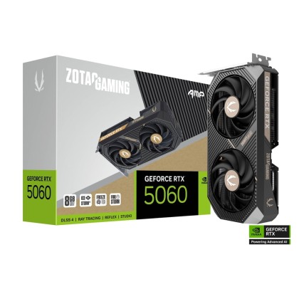 ZOTAC GAMING GEFORCE RTX5060 AMP 8GB GDDR7 GPU GRAPHIC CARD