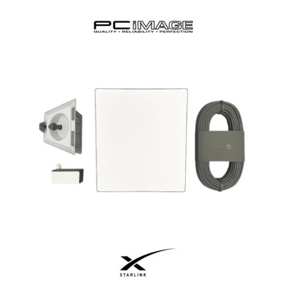 Starlink Mini Satellite Antenna & Router Kit (Starlink Integrated, Kickstand, Pipe Adapter Mount, DC Power Cable 15m, Power Supply, Starlink Plug)
