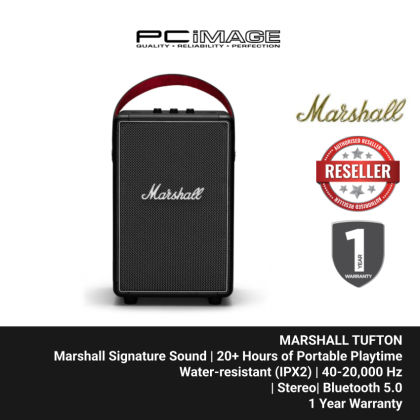 MARSHALL TUFTON  Portable Bluetooth speaker | BLACK & BRASS
