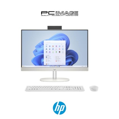 HP 24-CR0145D AIO Desktop PC White (i3-1315U, 8GB DDR4, 512GB SSD, Intel, 23.8" FHD IPS, Win11H, OfficeHNS, 3YW)