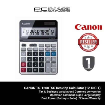 CANON TS-1200TSC Desktop Calculator (12-DIGIT)