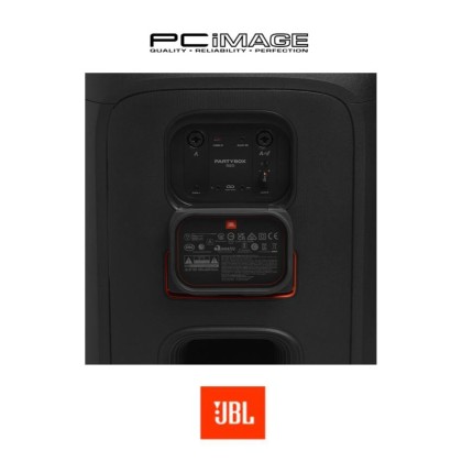 JBL PARTYBOX 520 – BLACK | 400W AI SOUND BOOST | 15H PLAYTIME | REPLACEABLE BATTERY | IPX4 SPLASHPROOF | BT5.4 & AURACAST | MIC & GUITAR INPUTS | 1YW