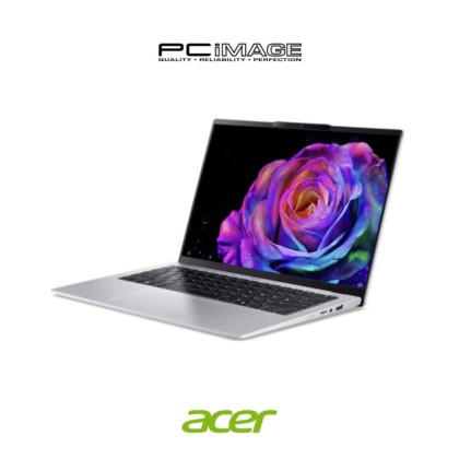 ACER Swift GO 14 SFG14-74-9950 14" Laptop Pure Silver (U9-285H, 32GB DDR5, 1TB SSD, Intel Arc, 14" WQXGA+ OLED, Win11H, OfficeHome24, 2YW) + FREE RM150 TNG