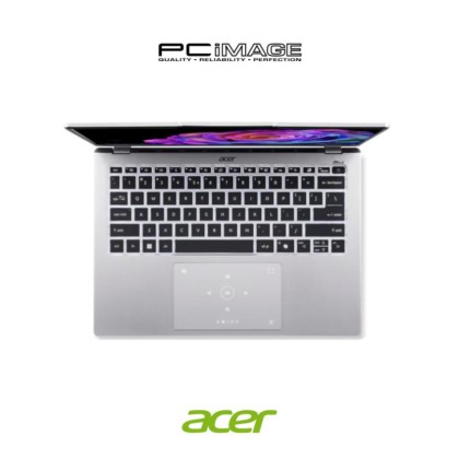 ACER Swift GO 14 SFG14-74-9950 14" Laptop Pure Silver (U9-285H, 32GB DDR5, 1TB SSD, Intel Arc, 14" WQXGA+ OLED, Win11H, OfficeHome24, 2YW) + FREE RM150 TNG
