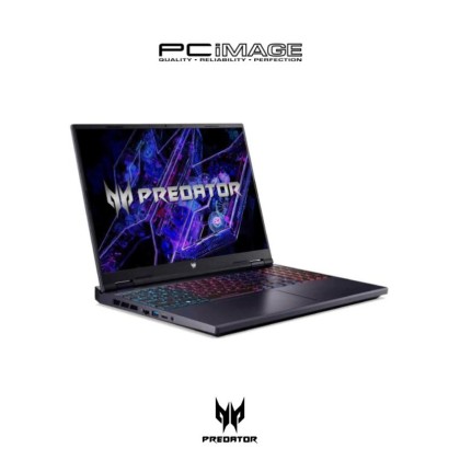 ACER Predator Helios NEO 16 PHN16-72-52TR 16" Gaming Laptop Black (i5-14450HX, 16GB DDR5, 1TB SSD, GeForce RTX4050 6GB, 16" WQXGA 165HZ, Win11H, 2YW) + FREE RM150 TNG