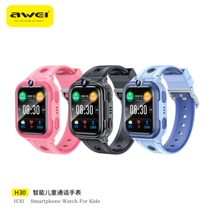 AWEI H30 4G SMARTPHONE WATCH FOR KID- BLACK AWEI H30 4G SMARTPHONE WATCH FOR KID- BLACK