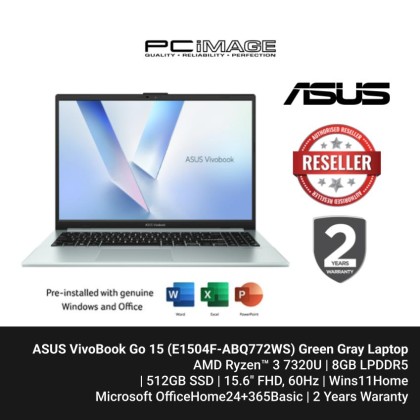 ASUS VivoBook Go 15 (E1504F-ABQ772WS) R3-7320U/8GB/512GB/15.6"FHD/SSD/ATI/W11/HS+M365/3YW ASUS VivoBook Go 15 (E1504F-ABQ772WS) R3-7320U/8GB/512GB/15.6"FHD/SSD/ATI/W11/HS+M365/3YW