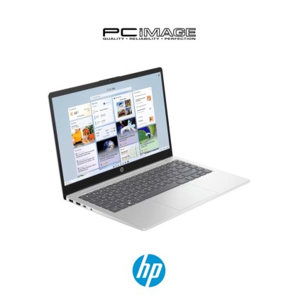 HP AI 14-HC0014TU 14" Laptop Silver (U5-225U, 16GB DDR5, 512GB SSD, Intel, 14" FHD IPS, Win11H, OfficeHome24, 2YW)