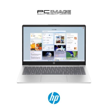HP AI 14-HC0014TU 14" Laptop Silver (U5-225U, 16GB DDR5, 512GB SSD, Intel, 14" FHD IPS, Win11H, OfficeHome24, 2YW)