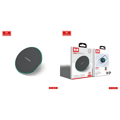 EARLDOM ET-WC31 15W ALUMINUM ALLOY WIRELESS CHARGING 6MW - BLACK EARLDOM ET-WC31 15W ALUMINUM ALLOY WIRELESS CHARGING 6MW - BLACK