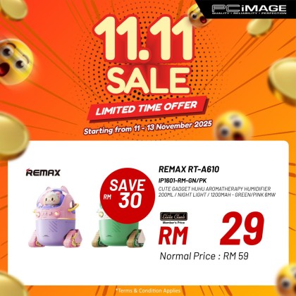 REMAX RT-A610 CUTE GADGET HUHU AROMATHERAPY HUMIDIFIER 200ML REMAX RT-A610 CUTE GADGET HUHU AROMATHERAPY HUMIDIFIER 200ML