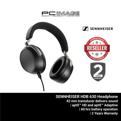 SENNHEISER HDB 630 | 60H BATTERY | HYBRID ANC | APTX HD | 2YW