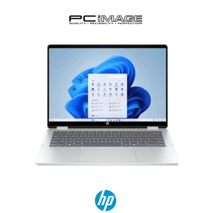 HP OMNIBOOK 5 FLIP 14-FP0095TU/CORE 5-120U/16GB/512GB G4/14" 2K TOUCH/W11H/HOME24/GLACIER SILVER /2YW