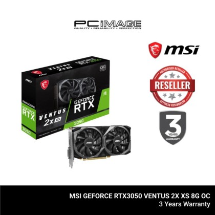 MSI RTX3050 VENTUS 2X XS 8G OC VGA