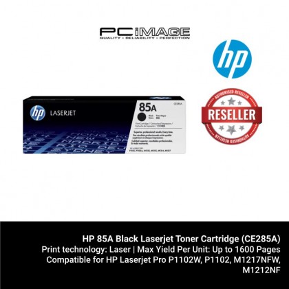 HP 85A Black LaserJet Toner Cartridge (CE285A)