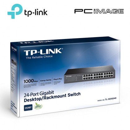 TP-LINK 24-PORT GIGABIT DESKTOP/RACKMOUNT SWITCH (TL-SG1024D)