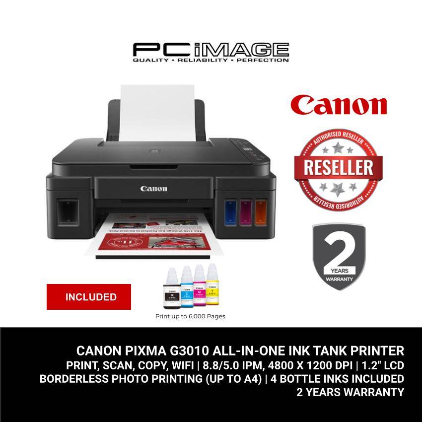 CANON G3000 PIXMA INKJET ALL-IN-ONE PRINTER (G3000) | PC Image