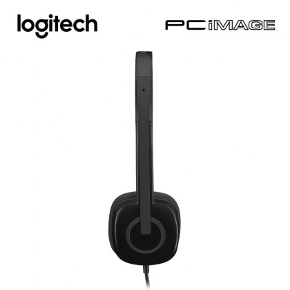 LOGITECH H151 SINGLE PIN STEREO HEADSET-BLACK (981-000587)
