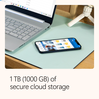 Microsoft 365 Personal includes 1 TB of Cloud Storage, Advanced Security, and Innovative Apps with Microsoft Copilot (ESD - License Key Only)
