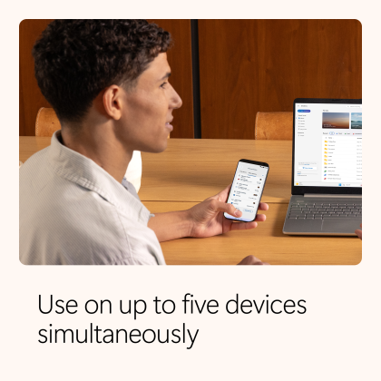 Microsoft 365 Personal includes 1 TB of Cloud Storage, Advanced Security, and Innovative Apps with Microsoft Copilot (ESD - License Key Only)