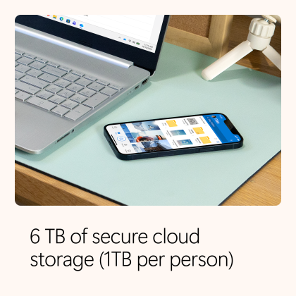 Microsoft 365 Family is a Subscription for 1-6 people that includes Advanced Security, Cloud Storage, and Innovative apps with Microsoft Copilot (ESD - License Key Only) Microsoft 365 Family is a Subscription for 1-6 people that includes Advanced Security, Cloud Storage, and Innovative apps with Microsoft Copilot (ESD - License Key Only)