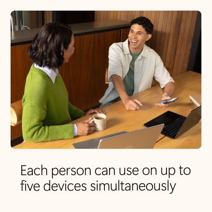 Microsoft 365 Family is a Subscription for 1-6 people that includes Advanced Security, Cloud Storage, and Innovative apps with Microsoft Copilot (ESD - License Key Only) Microsoft 365 Family is a Subscription for 1-6 people that includes Advanced Security, Cloud Storage, and Innovative apps with Microsoft Copilot (ESD - License Key Only)