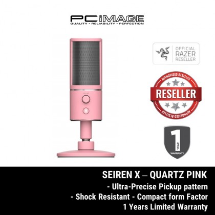RAZER SEIREN X CONDENSER STREAMING MICROPHONE QUARTZ EDITION - RZ19-02290300-R3M1