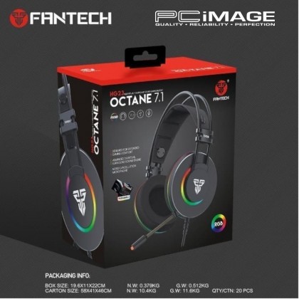 FANTECH HG23 VIRTUAL 7.1 SURROUND OCTANE GAMING HEADSET