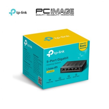 TP-LINK LS1005G 5-PORT GIGABIT 10/100/1000MBPS DESKTOP SWITCH