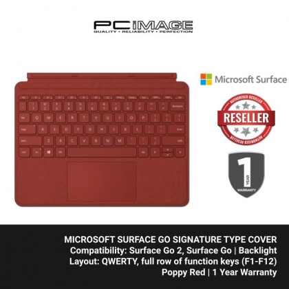 Microsoft Surface Go Signature Type Cover (Poppy Red) KCS-00098