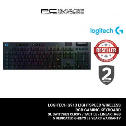 LOGITECH G913 Lightspeed Wireless RGB Gaming Keyboard