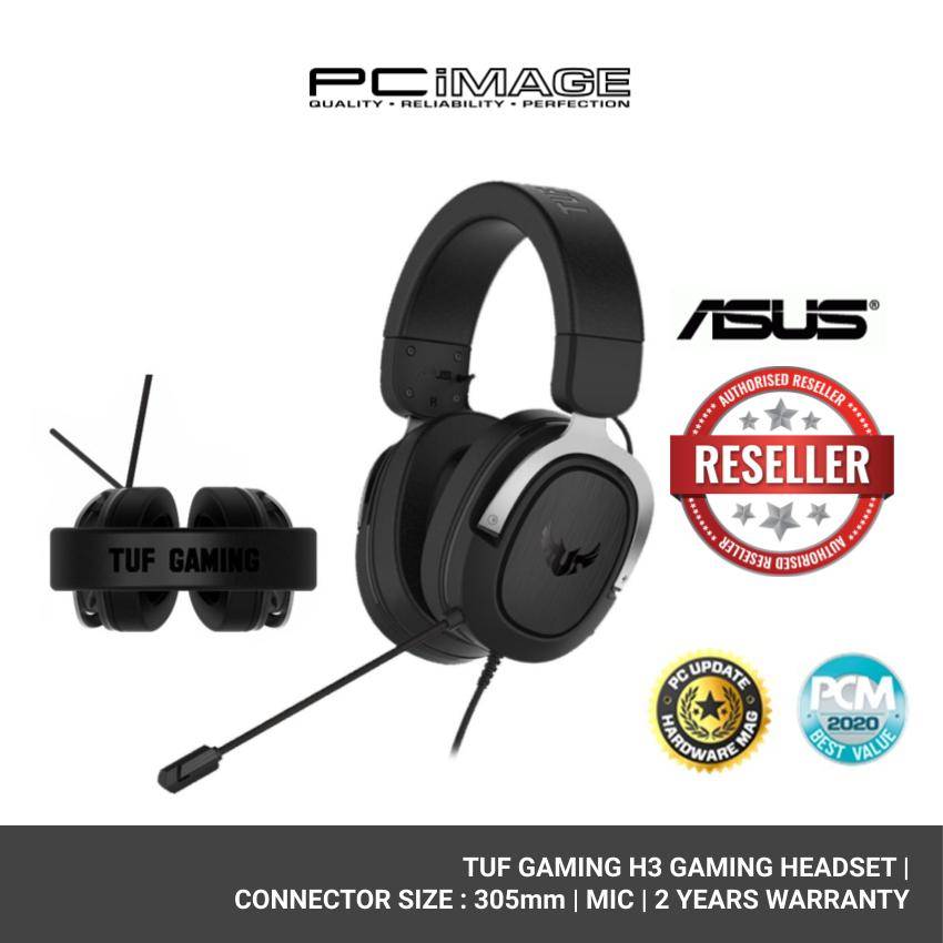 ASUS TUF GAMING H3 GAMING HEADSET 90YH028GB1UA00 GUN METAL & 90YH02ARB1UA00 RED PCIMAGE