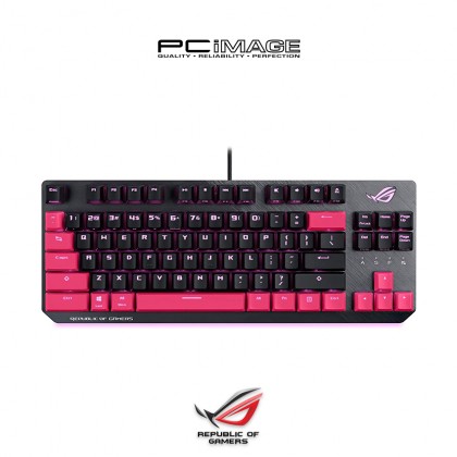 ASUS ROG Strix Scope TKL Electro Punk Gaming Keyboard - 90MP01V0-BKUA00
