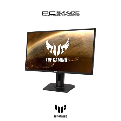 ASUS TUF Gaming VG27AQ HDR Gaming Monitor – 27 inch WQHD (2560x1440), IPS, 165Hz*, Extreme Low Motion Blur Sync G-SYNC Compatible, Adaptive-Sync, 1ms (MPRT), HDR10  
