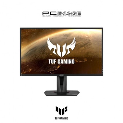 ASUS TUF Gaming VG27AQ HDR Gaming Monitor – 27 inch WQHD (2560x1440), IPS, 165Hz*, Extreme Low Motion Blur Sync G-SYNC Compatible, Adaptive-Sync, 1ms (MPRT), HDR10  