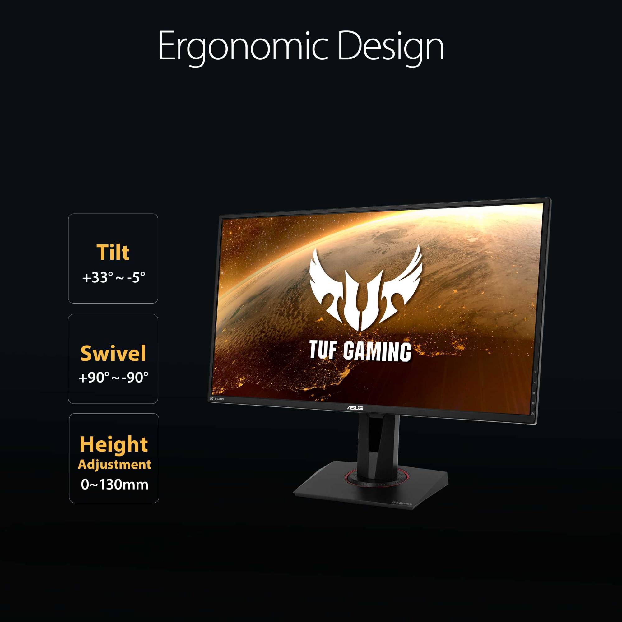 ASUS TUF VG27AQ GAMING MONITOR PC Image