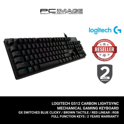 LOGITECH G512 Carbon RGB Mechanical Gaming Keyboard LOGITECH G512 Carbon RGB Mechanical Gaming Keyboard