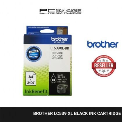 BROTHER LC539 XL BLACK INK CARTRIDGE FOR DCP-J100, J105, MFC-J200