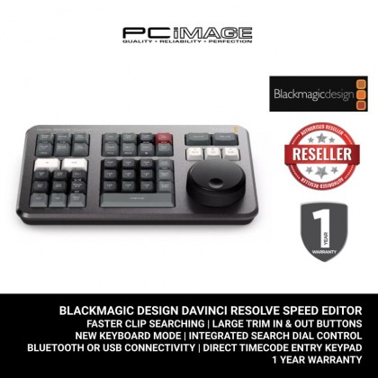 BLACKMAGIC Design DV/RES/BBPNLMLEKA DaVinci Resolve Speed Editor