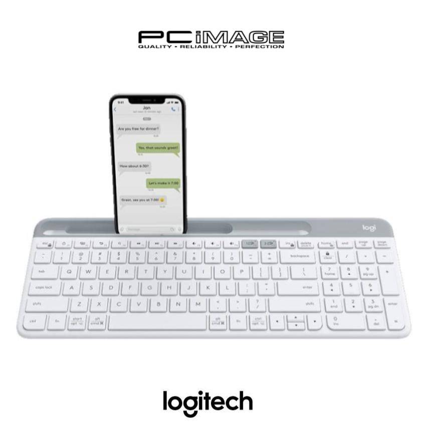 Logitech K580 Slim Multi Device Wireless Keyboard With Built In Phone