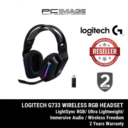 LOGITECH G733 LIGHTSPEED WIRELESS RGB GAMING HEADSET