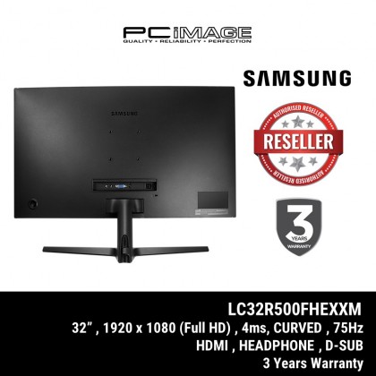SAMSUNG CURVE LC32R500 / LC32R500FHEXXM 32" 1920X1080 4MS 60HZ VGA/HDMI/VA 3YEAR WARRANTY