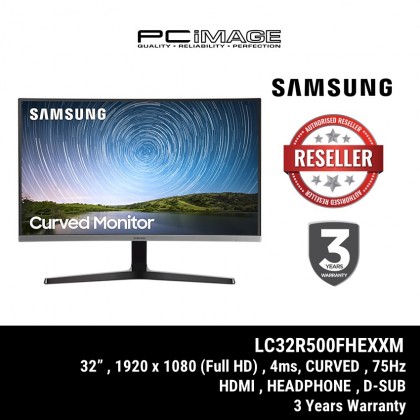 SAMSUNG CURVE LC32R500 / LC32R500FHEXXM 32" 1920X1080 4MS 60HZ VGA/HDMI/VA 3YEAR WARRANTY