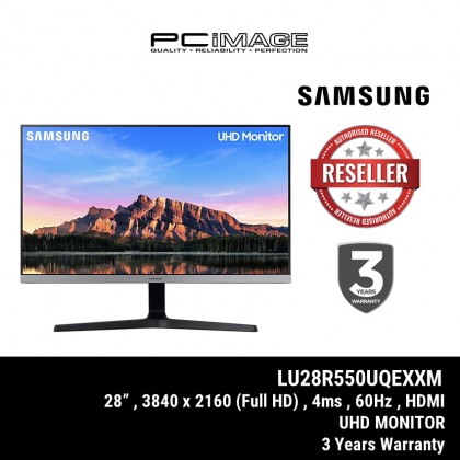 SAMSUNG LU28R550 / LU28R550UQEXXM 28" 3840 X 2150 4MS 60HZ DP/HDMI TN 3YEAR WARRANTY