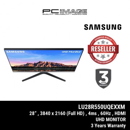 SAMSUNG LU28R550 / LU28R550UQEXXM 28" 3840 X 2150 4MS 60HZ DP/HDMI TN 3YEAR WARRANTY