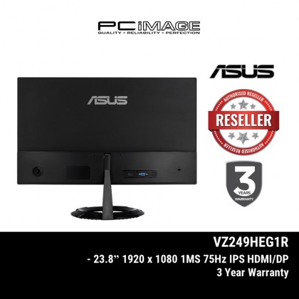 ASUS GAMING VZ249HEG1R 23.8" 1920x1080 1MS 75HZ HDMI 3YEARS WARRANTY IPS MONITOR