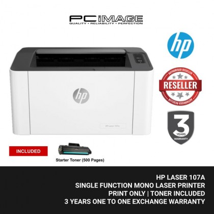 HP 107A MONOCHROME LASER PRINTER - PRINT ONLY (Replacement Model for HP Pro M15A)