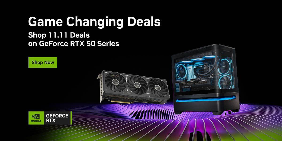 GAME CHANGING DEALS: RTX 50 SERIES PC PROMO WLS