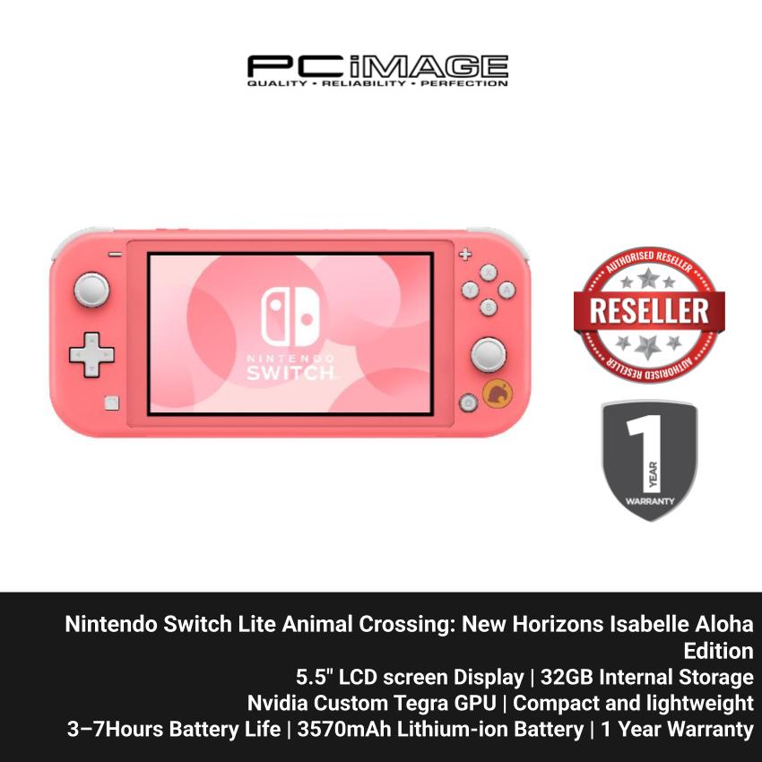 NINTENDO Switch Lite Animal Crossing: New Horizons Isabelle Aloha